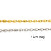 Bild von 304 Edelstahl Kugelkette Kette Armband 17cm lang, 1 Strang