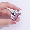 Picture of Punk Pin Brooches Coffin Halloween Tombstone Multicolor Enamel