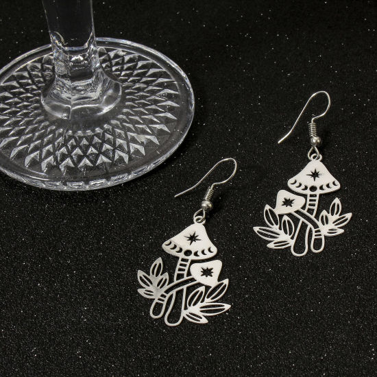 Picture of Iron Based Alloy Filigree Stamping Charms Multicolor Hollow