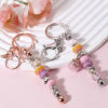 Picture of Zinc Based Alloy & Iron Based Alloy Beadable Keychain & Keyring Bars Blanks DIY Craft Accessories Multicolor Can Be Screwed Off 15.2cm x 3cm