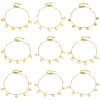 Picture of 304 Stainless Steel Link Cable Chain Bracelets Gold Plated With Lobster Claw Clasp And Extender Chain 18cm(7 1/8") long