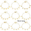 Picture of 304 Stainless Steel Link Cable Chain Bracelets Gold Plated With Lobster Claw Clasp And Extender Chain 18cm(7 1/8") long
