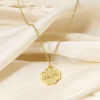 Picture of Brass Year Charms 18K Real Gold Plated Message " 24 "