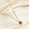 Picture of Brass Charms 18K Real Gold Plated Imitation Gemstones