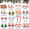 Imagen de 10 Unidades Madera Navidad Colgantes Multicolor