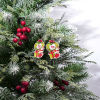 Imagen de 10 Unidades Madera Navidad Colgantes Multicolor