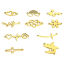 Picture of 304 Stainless Steel Connectors Charms Pendants Gold Plated