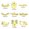 Picture of 304 Stainless Steel Connectors Charms Pendants Gold Plated
