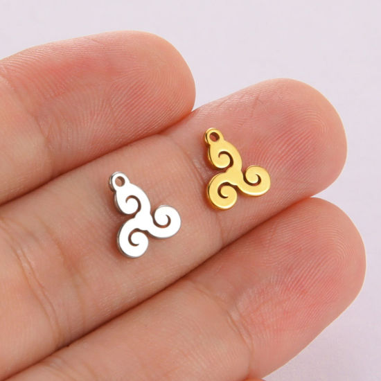 Immagine di 5 Pz 304 Acciaio Inossidabile Charms Filigrana