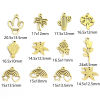 Picture of 316L Stainless Steel Pastoral Style Charms 18K Real Gold Plated Cactus Hollow