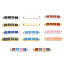 Picture of 2 PCs Vacuum Plating 304 Stainless Steel Valentine's Day Connectors Charms Pendants Rectangle Message " baby " Enamel 3cm x 0.6cm