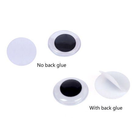 Plastic DIY Handmade Craft Materials Accessories Black & White Doll Eye