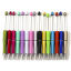 Image de 5 Pièces Stylo à Bille Stylos Perlés en Plastique Multicolore Pouvoir Ouvrir 14.8cm