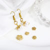 Image de 2 Pcs Coupelles en Laiton Plaqué Or Véritable 18K