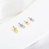 Picture of Eco-friendly Brass Pearl Pendant Connector Bail Pin Cap Real Gold Plated