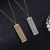 Image de 10 Pcs Pendentifs Estampe en Filigrane en Alliage de Fer Multicolore Rectangle Creux