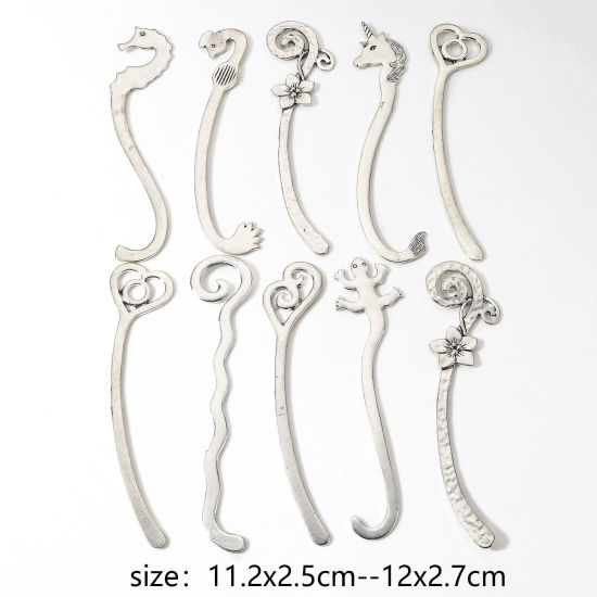 Picture of Zinc Based Alloy Bookmark Animal Antique Silver Color