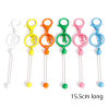 Picture of Zinc Based Alloy Beadable Keychain & Keyring Bars Blanks DIY Craft Accessories Multicolor Lobster Clasp Painted 15.5cm 