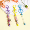 Picture of Zinc Based Alloy Beadable Keychain & Keyring Bars Blanks DIY Craft Accessories Multicolor Lobster Clasp Painted 15.5cm 