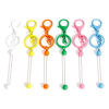 Picture of Zinc Based Alloy Beadable Keychain & Keyring Bars Blanks DIY Craft Accessories Multicolor Lobster Clasp Painted 15.5cm 