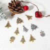 Picture of Brass Christmas Charms Multicolor Christmas Tree Christmas Baubles Micro Pave Multicolour Cubic Zirconia