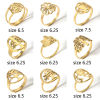 Picture of 304 Stainless Steel Unadjustable Rings Gold Plated Tree Of Life Flower