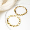 Picture of 304 Stainless Steel Link Cable Chain Bracelets With Lobster Claw Clasp 19cm(7 4/8") long