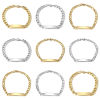 Picture of 304 Stainless Steel Blank Stamping Tags Bracelets Rectangle With Lobster Claw Clasp