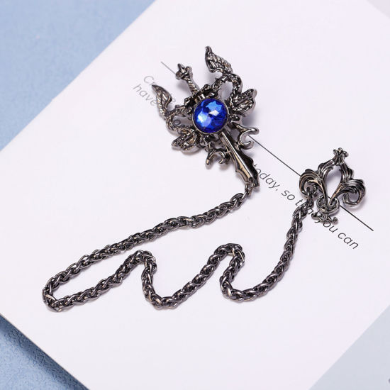 Picture of Retro Pin Brooches Cross Dragon Multicolor