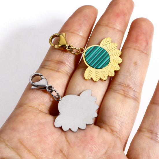 Immagine di 1 Pz 304 Acciaio Inossidabile Clip su Charm Stile Con Aragosta Fermagli Fibbia