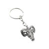 Picture of Cute Keychain & Keyring Antique Silver Color Leopard