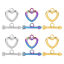 Picture of 2 PCs Vacuum Plating 304 Stainless Steel Toggle Clasps