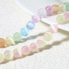 Picture of (Grade A) Cat's Eye Glass ( Natural ) Loose Beads For DIY Jewelry Making Round Multicolor About 7mm Dia.