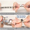 Picture of 304 Stainless Steel Italian Charm Links For DIY Bracelet Jewelry Making Silver Tone Multicolor Rectangle Butterfly Enamel 10mm x 9mm