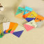 Immagine di 50 Pz Carta Cartoncini Espositori per Gioielli Rettangolo Multicolore 9cm x 6cm