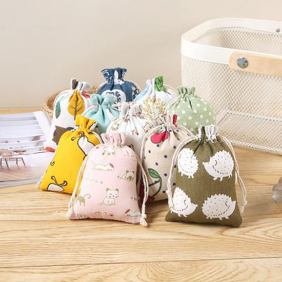 Picture of Cotton Drawstring Bags Rectangle