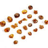 Picture of Acrylic Retro Beads For DIY Jewelry Making Amber Leaf Heart Color Plated