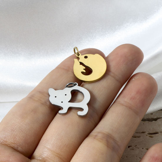 Immagine di 1 Pz 304 Acciaio Inossidabile Charms Lucidatura a Specchio