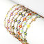 Image de 1 Pièce Bracelets en 304 Acier Inoxydable Doré Marguerite Émail Double Face 18.5cm long