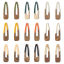 Picture of Natural Wood Effect Resin Pendants Multicolor Drop 6.7cm x 1.7cm