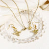 Picture of 316 Stainless Steel Stylish Charms Gold Plated Bee Animal Butterfly