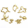 Picture of 316 Stainless Steel Stylish Charms Gold Plated Bee Animal Butterfly