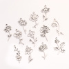 Bild von 1 Stück 304 Edelstahl Geburtsmonat Blume Charms Hohl 10mm x 20mm
