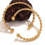 Imagen de 1 Unidad 304 Acero Inoxidable Bohemia Abierta Cuff Brazaletes Pulseras Ajustable 6.1cm Diámetro