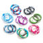 Bild von 1 Paar 304 Edelstahl Hoop Ohrringe Rund Emaille 12mm D.