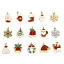 Imagen de 1 Unidad 304 Acero Inoxidable Navidad Colgantes Charms Esmalte