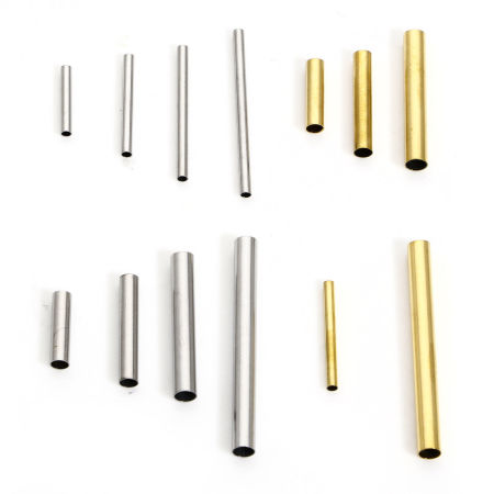 304 Stainless Steel Beads For DIY Jewelry Making Tube