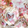 Picture of ( 40 PCs/Set) PET Insect DIY Scrapbook Deco Stickers Multicolor Butterfly Animal