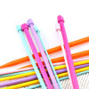 Picture of Acrylic Single Pointed Knitting Needles DIY Knit Tools Accessories Multicolor 25cm(9 7/8") long