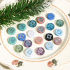 Picture of Acrylic Retro Beads For DIY Jewelry Making Multicolor Round Rhombus Plating About 15mm Dia.